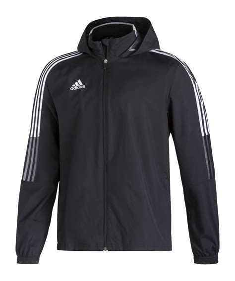 adidas herren tiro 13 regenjacke schwarz weiß|adidas Coachjacken günstig kaufen .